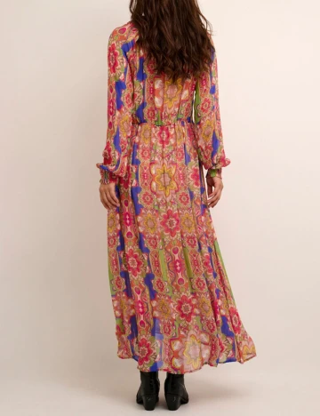 Rochie lunga Cream, mix culori, 40 Mix culori