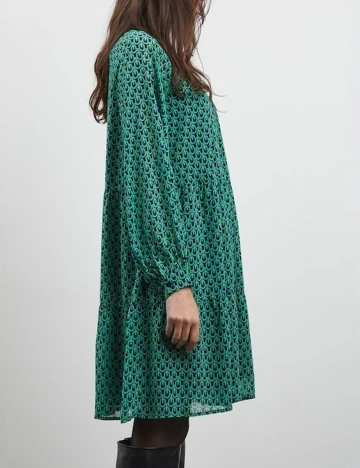 Rochie scurta Ichi, verde, 40