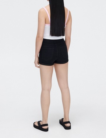 Pantaloni scurti CROPP, negru