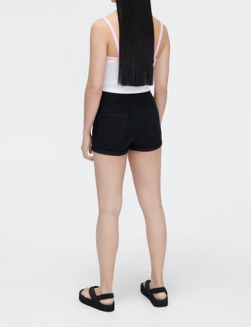 Pantaloni scurti CROPP, negru