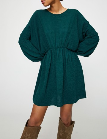 Rochie Pull&Bear, verde, M