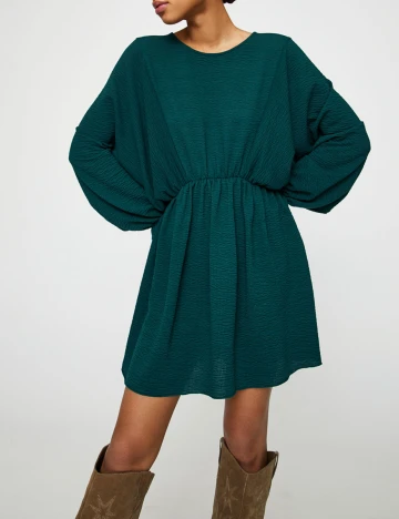 Rochie Pull&Bear, verde, M