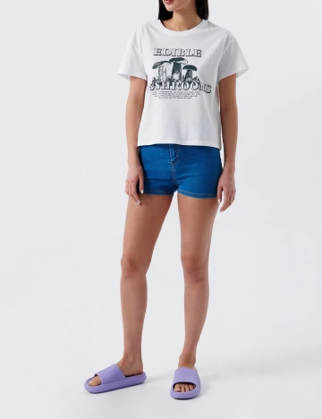 Pantaloni Scurti CROPP, albastru, 32