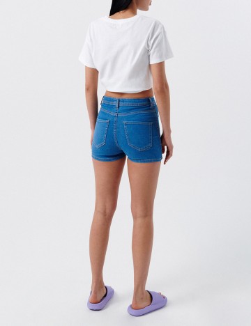 Pantaloni Scurti CROPP, albastru, 32