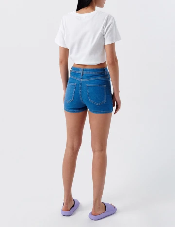 Pantaloni Scurti CROPP, albastru, 32