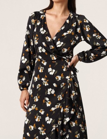 Rochie medie Soaked In Luxury, negru, XL