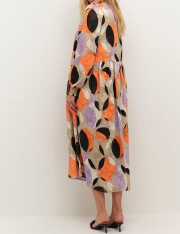 Rochie medie Kaffe, mix culori, 40