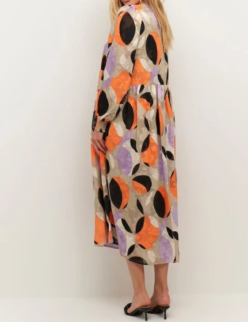 Rochie medie Kaffe, mix culori, 40
