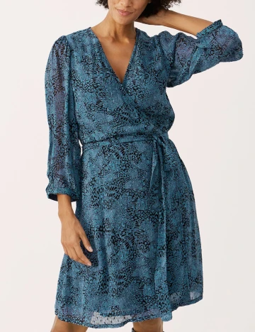 Rochie Scurta Part Two, albastru, 46