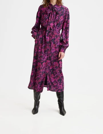 Rochie Lunga Gestuz, magenta, 38 Mov