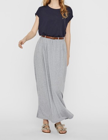 Fusta Vero Moda, gri, L