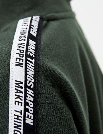 Hanorac Pull&Bear, verde, L