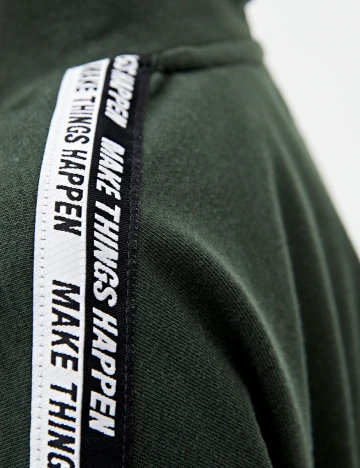 Hanorac Pull&Bear, verde, L Verde