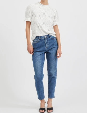 Bluza Vila, alb, S Alb