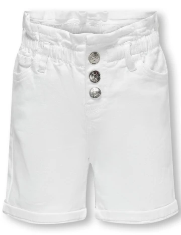 Pantaloni Scurti Kids Only, alb, 6 ANI