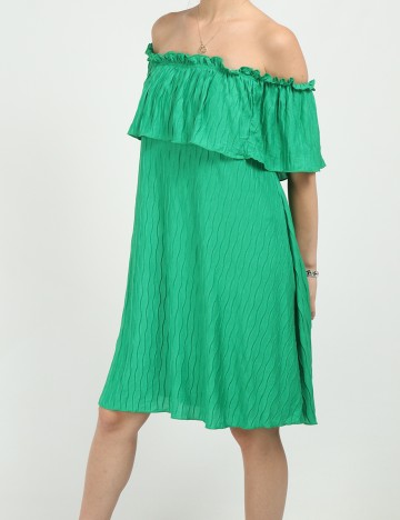 Rochie scurta Vila, verde, S