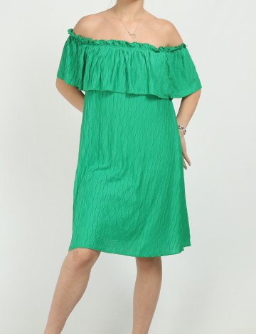 Rochie scurta Vila, verde, S