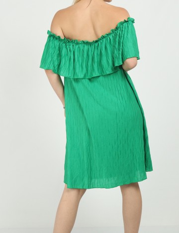 Rochie scurta Vila, verde, S