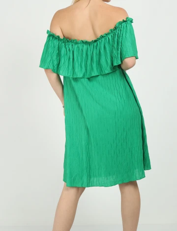 Rochie scurta Vila, verde, S