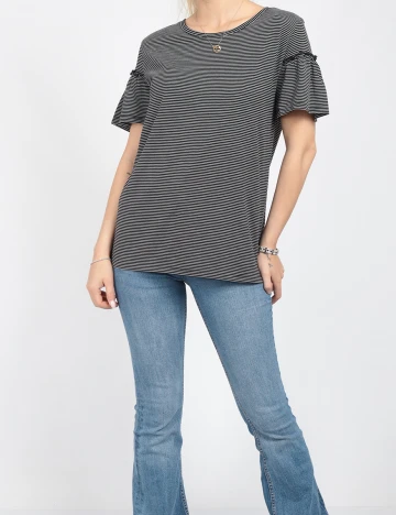 Tricou Jacqueline de Yong, negru, M