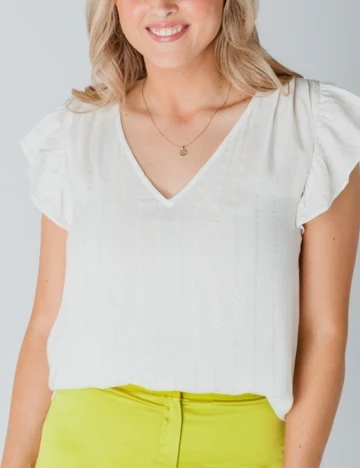 Bluza Vila, alb, 42