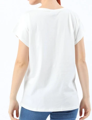 Tricou Vero Moda, alb, M Alb