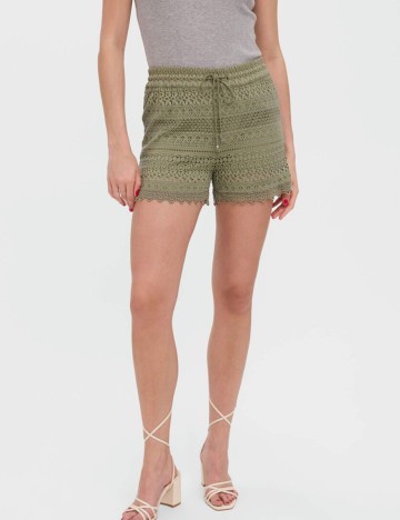 Pantaloni scurti Vero Moda, verde, L