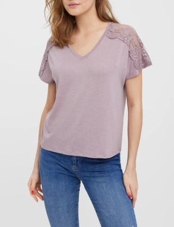 Tricou Vero Moda, mov, L