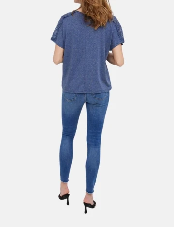 Tricou Vero Moda, bleumarin, S