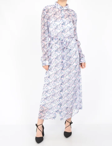 Rochie medie Vila, roz, 40 Roz