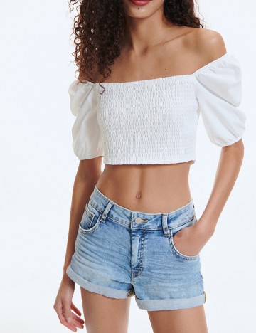 
						Pantaloni scurti Reserved, albastru deschis