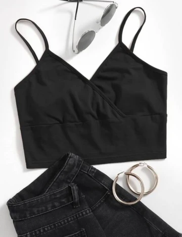 Top SHEIN, negru, M