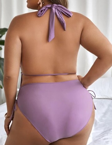 Costum de baie SHEIN CURVE, mov, 1 XL