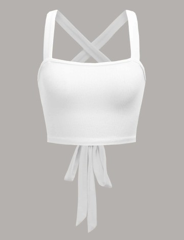Top SHEIN, alb, M