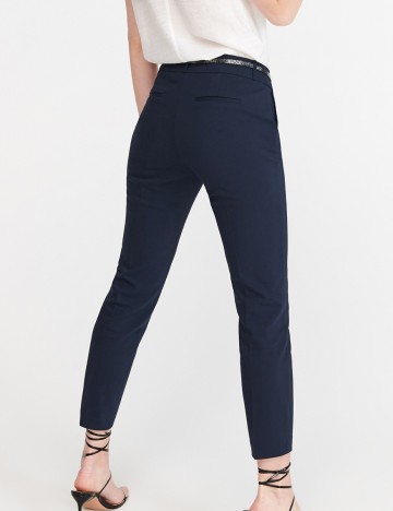 Pantaloni Reserved, bleumarin, 40