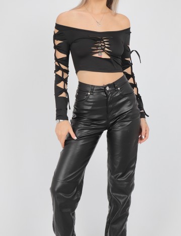 Top SHEIN, negru, XS