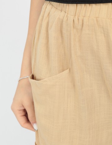 Pantaloni scurti SHEIN, crem, XS