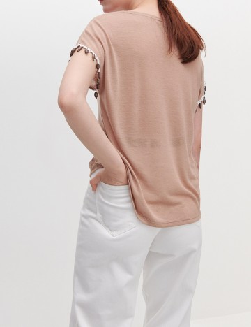 Tricou Reserved, maro, S