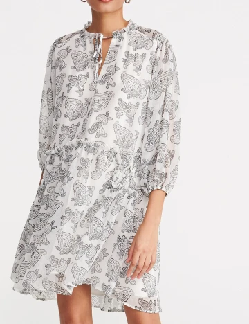 Rochie scurta Reserved, gri, L