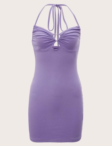 Rochie scurta SHEIN, mov, S