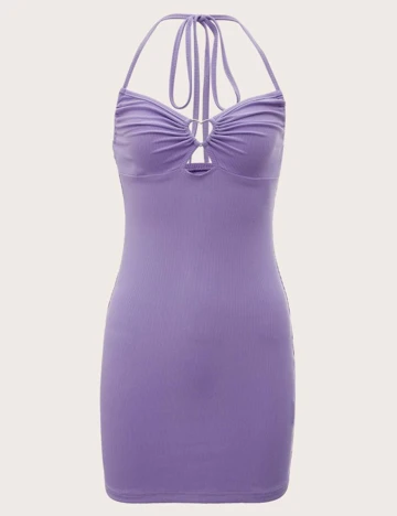 Rochie scurta SHEIN, mov, S Mov