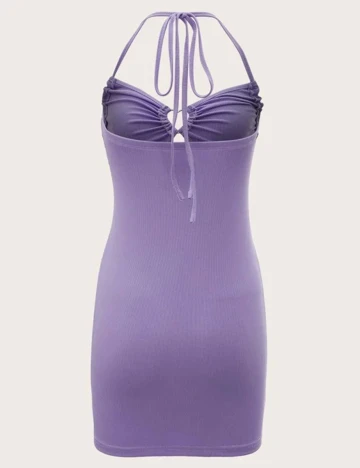 Rochie scurta SHEIN, mov, S Mov