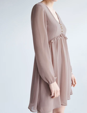 Rochie scurta Sinsay, bej, XS