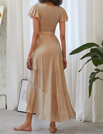 Rochie lunga SHEIN, crem, XS