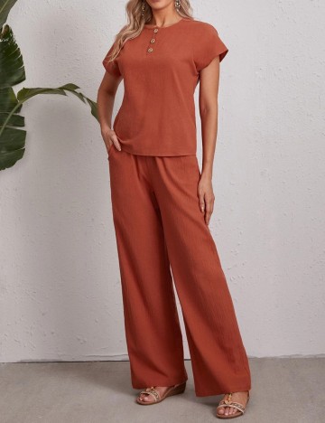 Compleu Emery Rose, caramiziu, XL