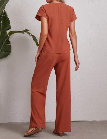Compleu Emery Rose, caramiziu, XL