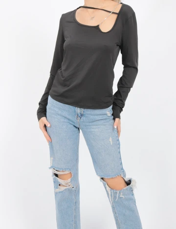Bluza SHEIN, negru, L