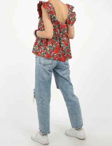 Bluza SHEIN, rosu, S