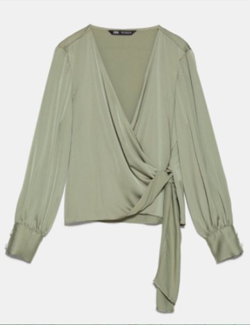 Camasa Zara, verde, M