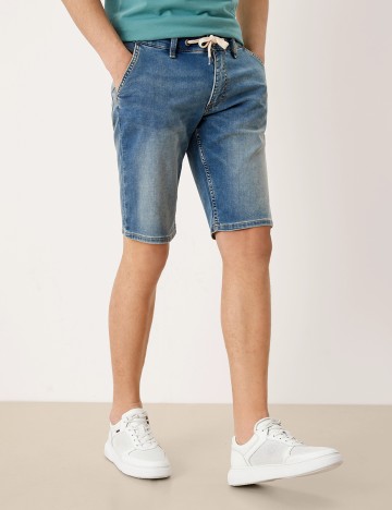 
						Pantaloni scurti Q/S, albastru
